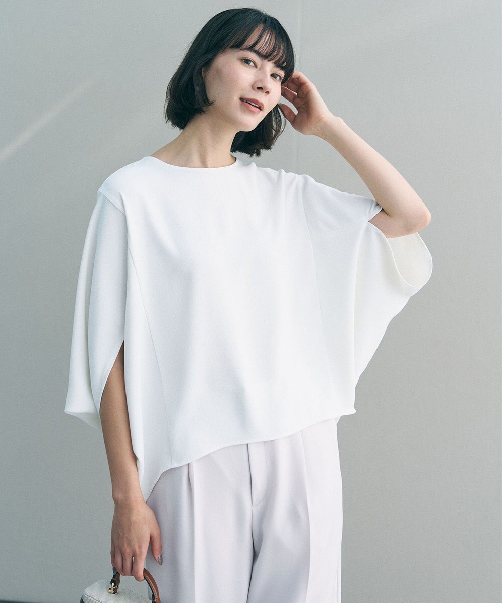 UNFILO ジョーゼット ドルマンプルオーバー 