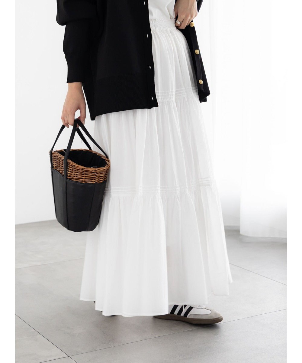 Te chichi コットンボイルティアードスカート《2026 spring catalog item》 