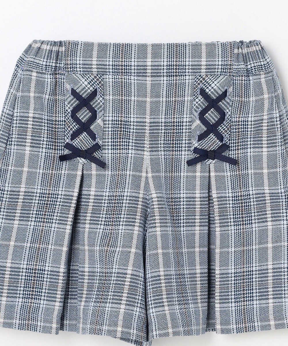 組曲 KIDS 【110-140㎝】グレンチェック キュロット 