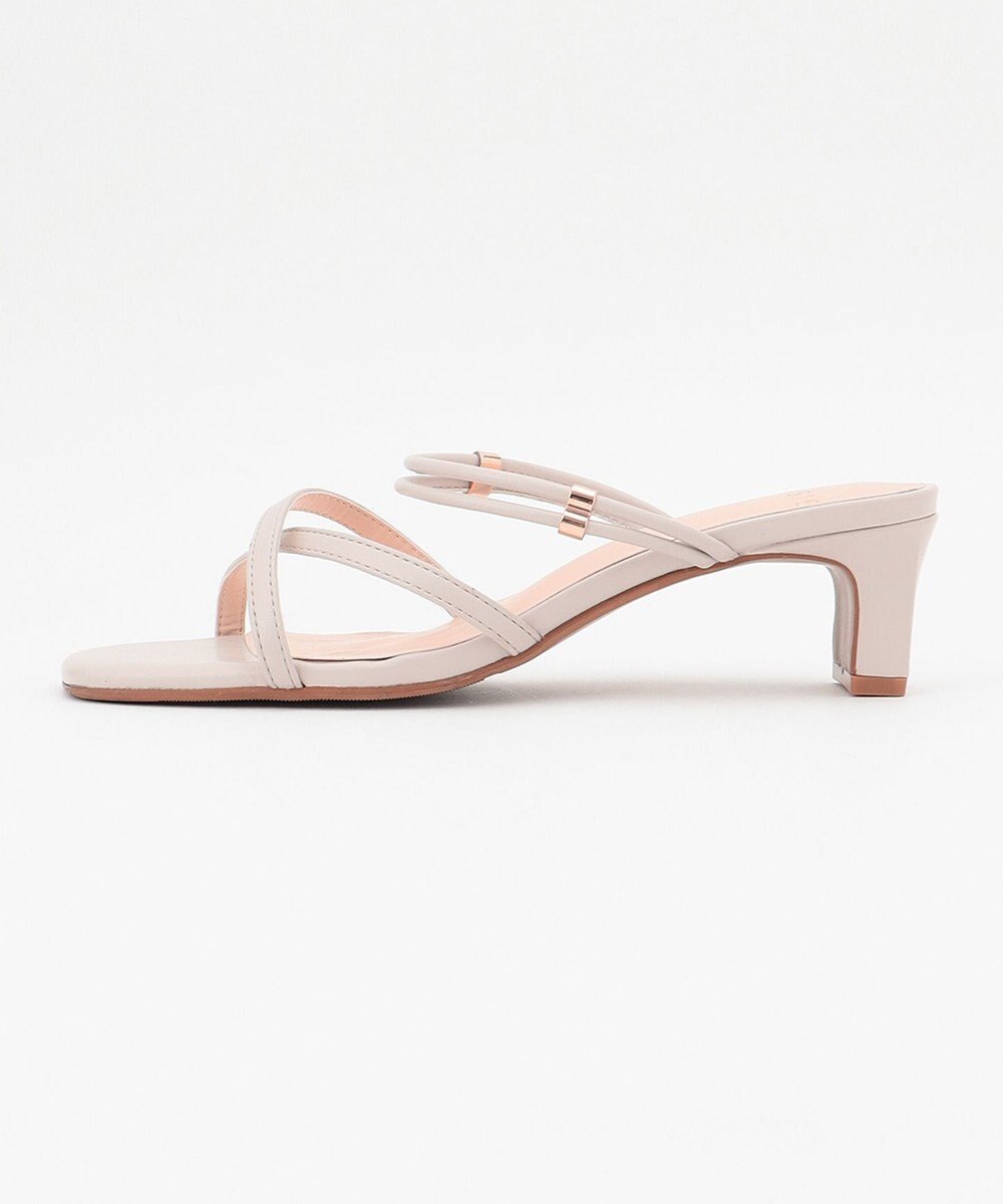 ANY SIS 【美人百花7月号掲載】ナローストラップ サンダル 