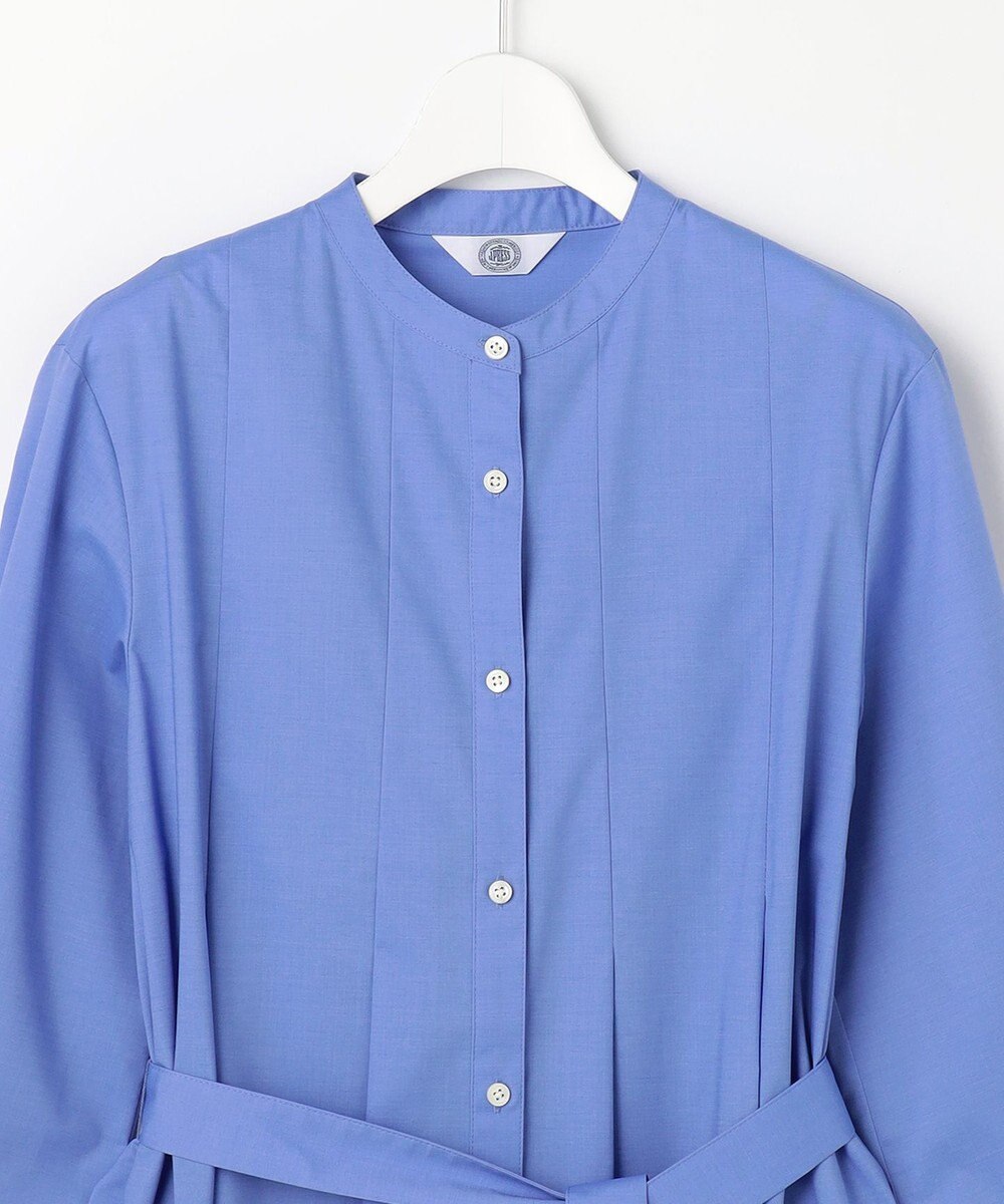 J.PRESS LADIES 【WEB限定】SOFT TC ストレッチ シャツ ワンピース 