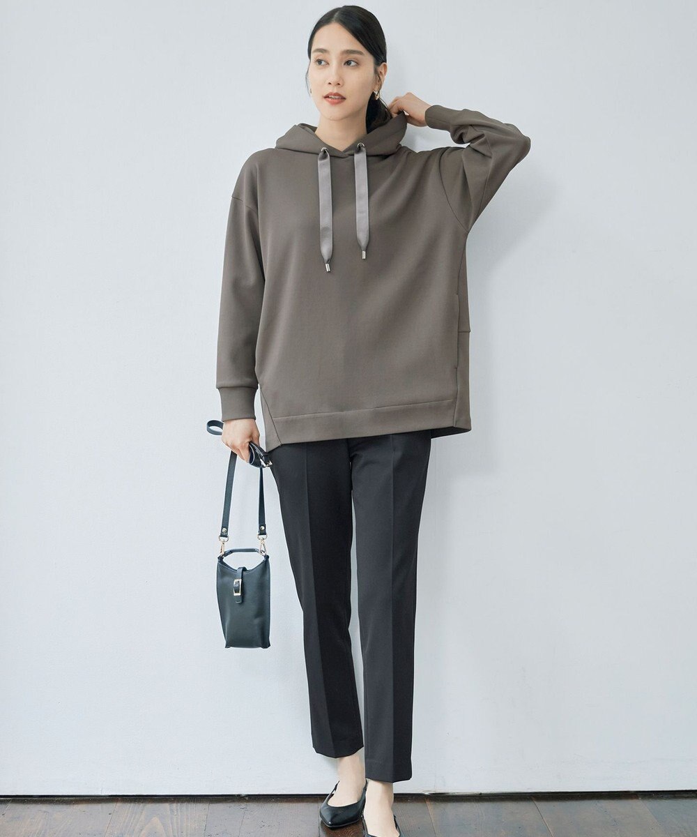 自由区 L 【WEB限定カラーあり・撥水加工・洗える】TRギャバテーパード パンツ 