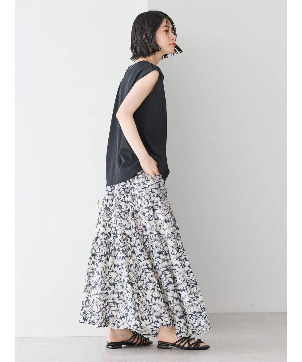 AMERICAN HOLIC インドコットンティアードボイルスカート 