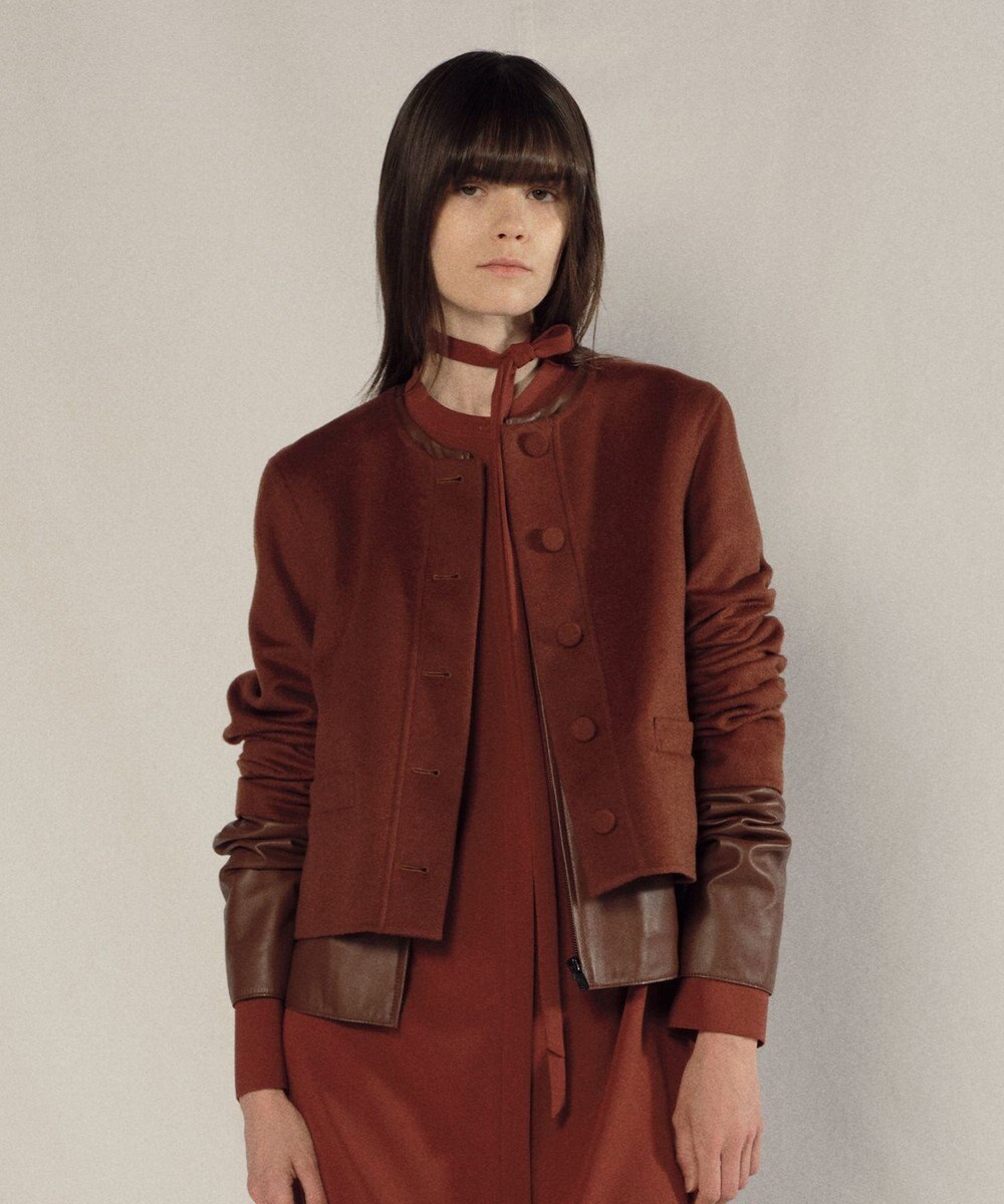 JOSEPH ライトダブルフェイス　ショート丈ジャケット 