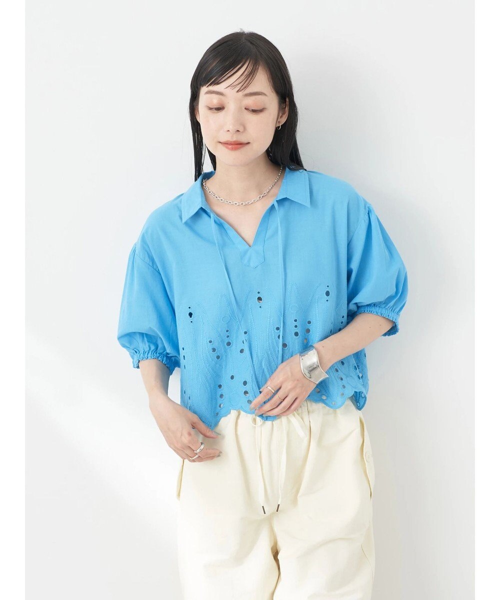 earth music&ecology エンブロイダリープルオーバー 