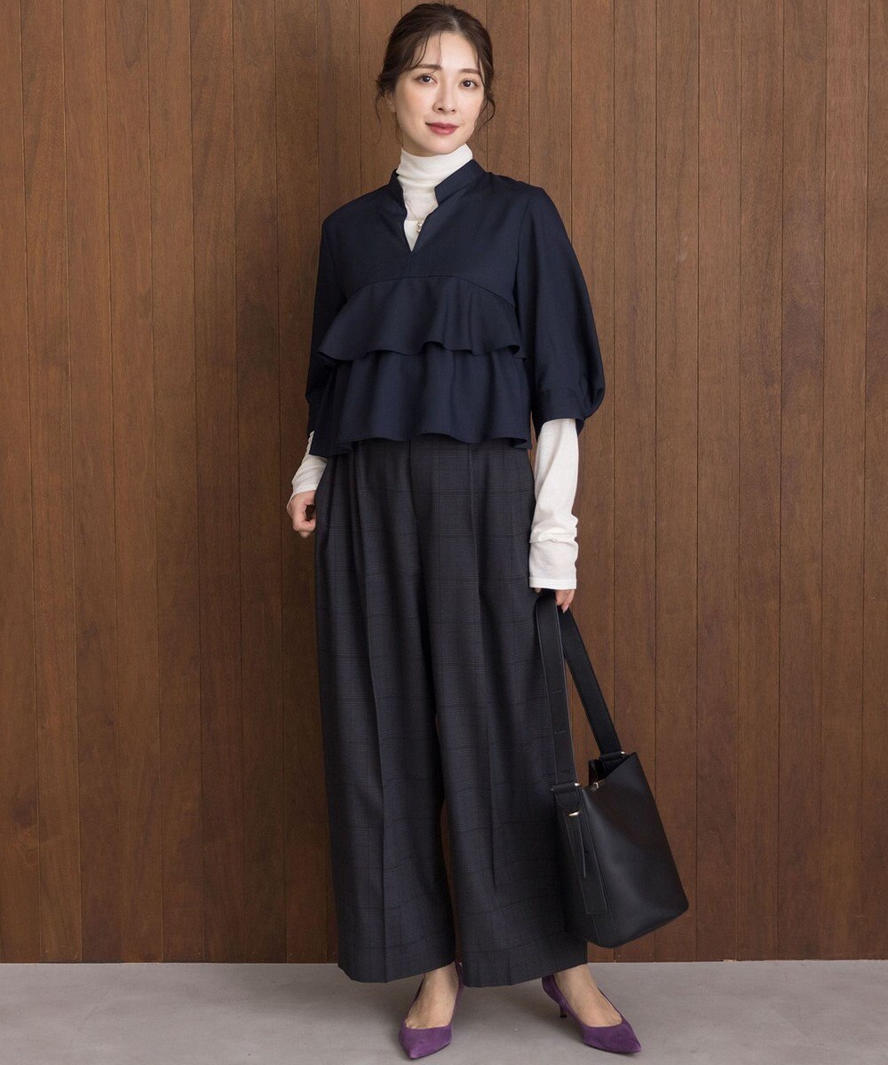 組曲 リヨセルシャーティングティアード ブラウス 