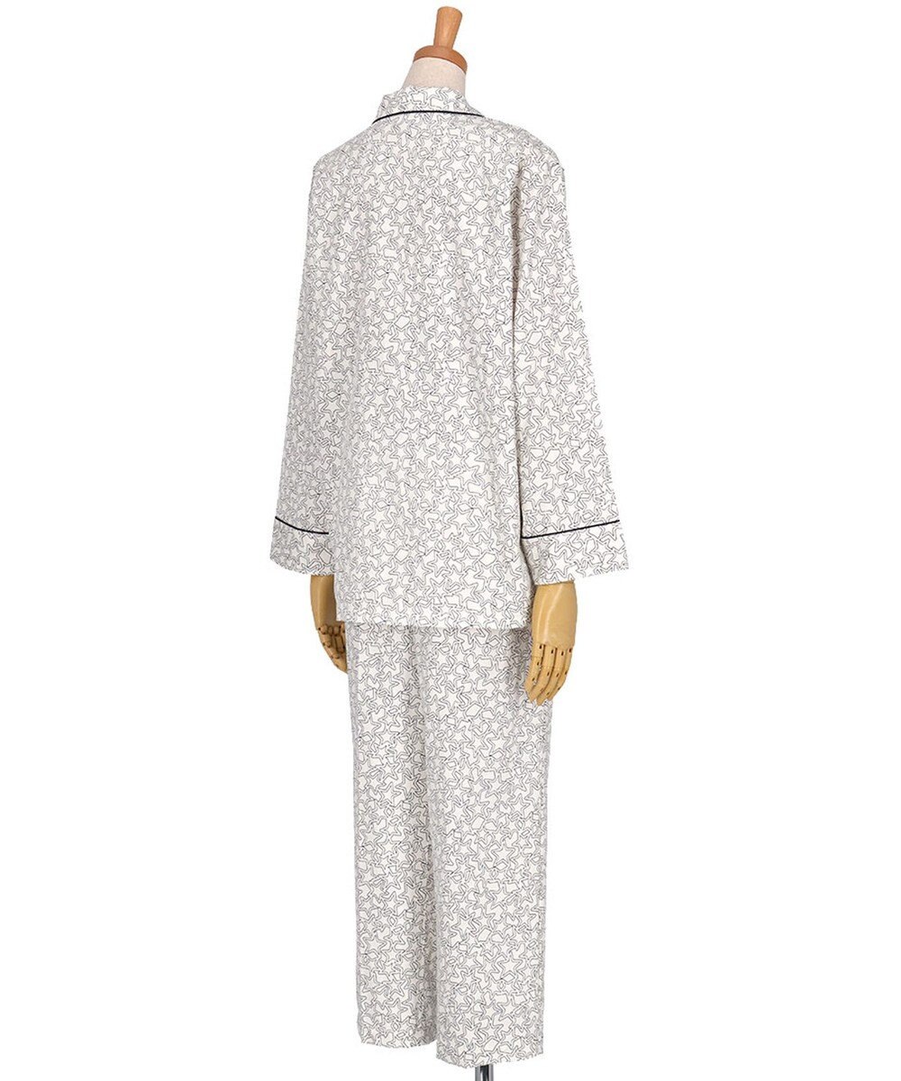 ワコール／睡眠科学 パジャマ 長袖 長ズボン 綿100%(本体) サテン 【睡眠科学×mintdesigns】 レディース YDX605 睡眠科学／ワコール 