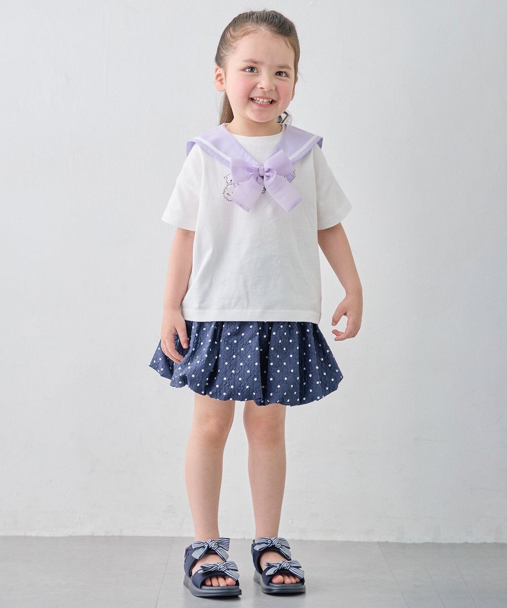 ANY KIDS 【綿100%/接触冷感】ひんやり 2WAY セーラーTシャツ 