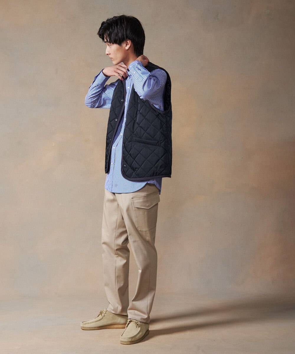 J.PRESS MEN メモリーツイルキルティングベスト 