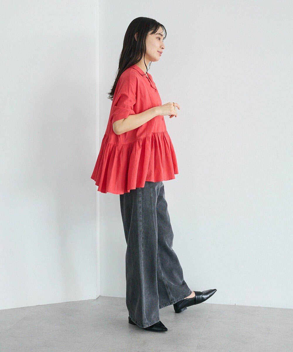 CRAFT STANDARD BOUTIQUE インド製 ペプラムブラウス 