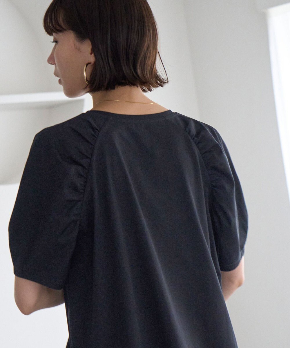 UNFILO ショルダーギャザーT 