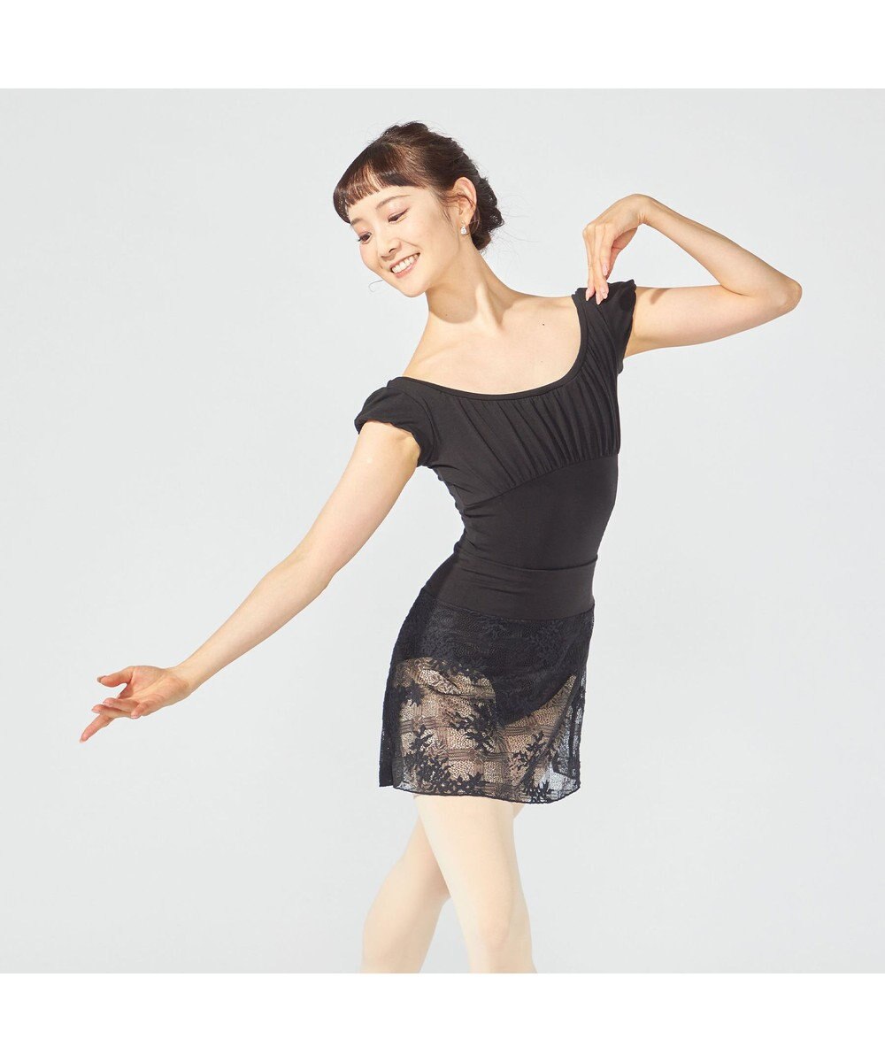 Chacott パフスリーブレオタード 