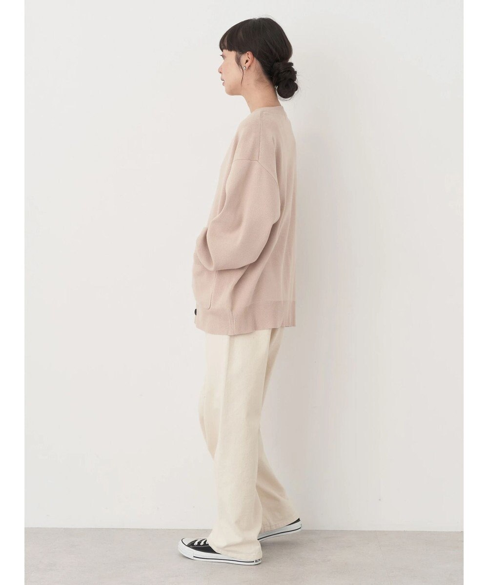 earth music&ecology クルーネックミドル丈カーディガン 