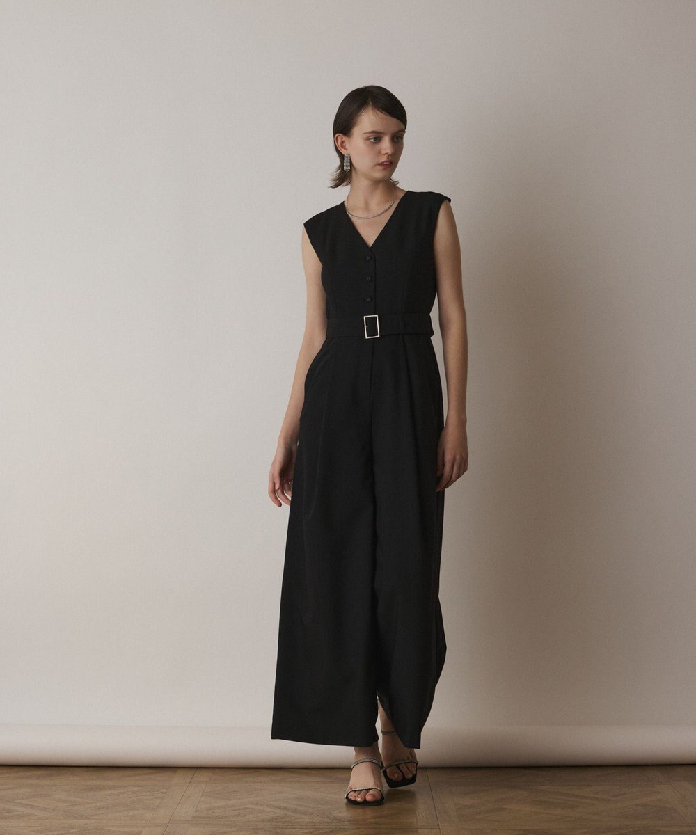 GRACE CONTINENTAL ベルト付サロペット 