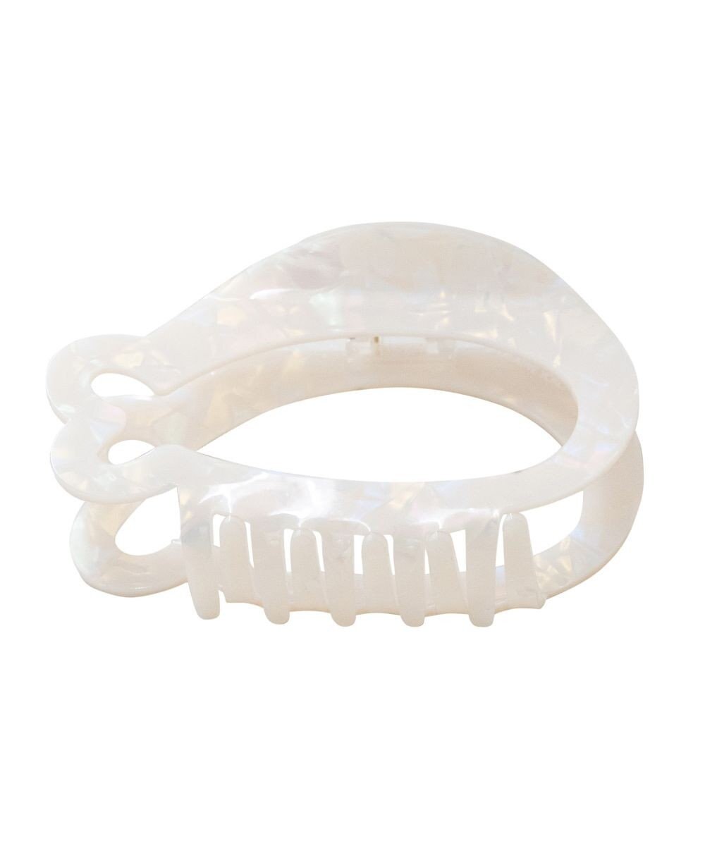 Mother garden しろたん シルエット バンスクリップ 《横向き》 