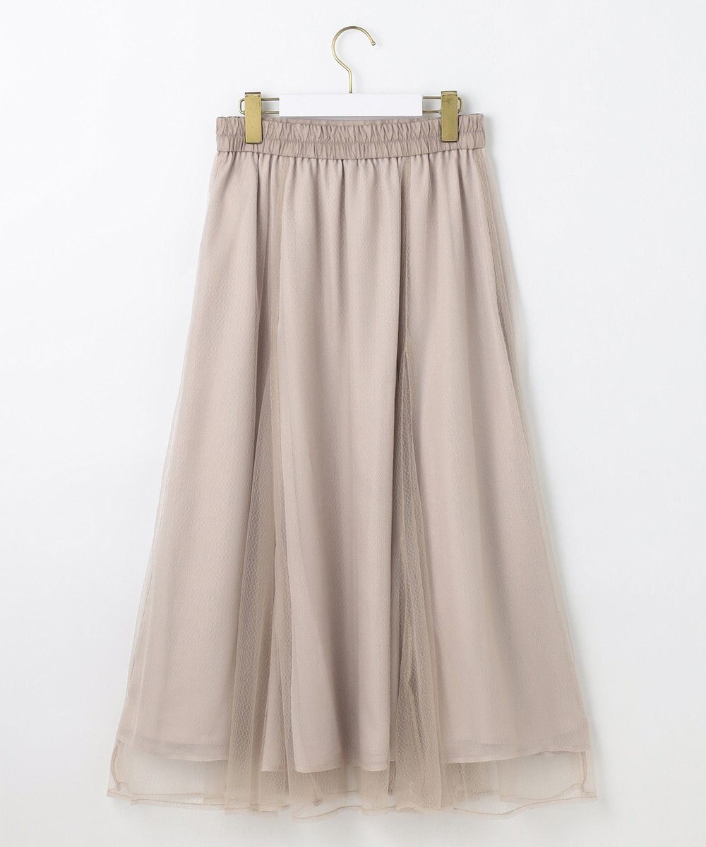 ANY SIS 【洗える】ラッセルチュールマチ スカート 