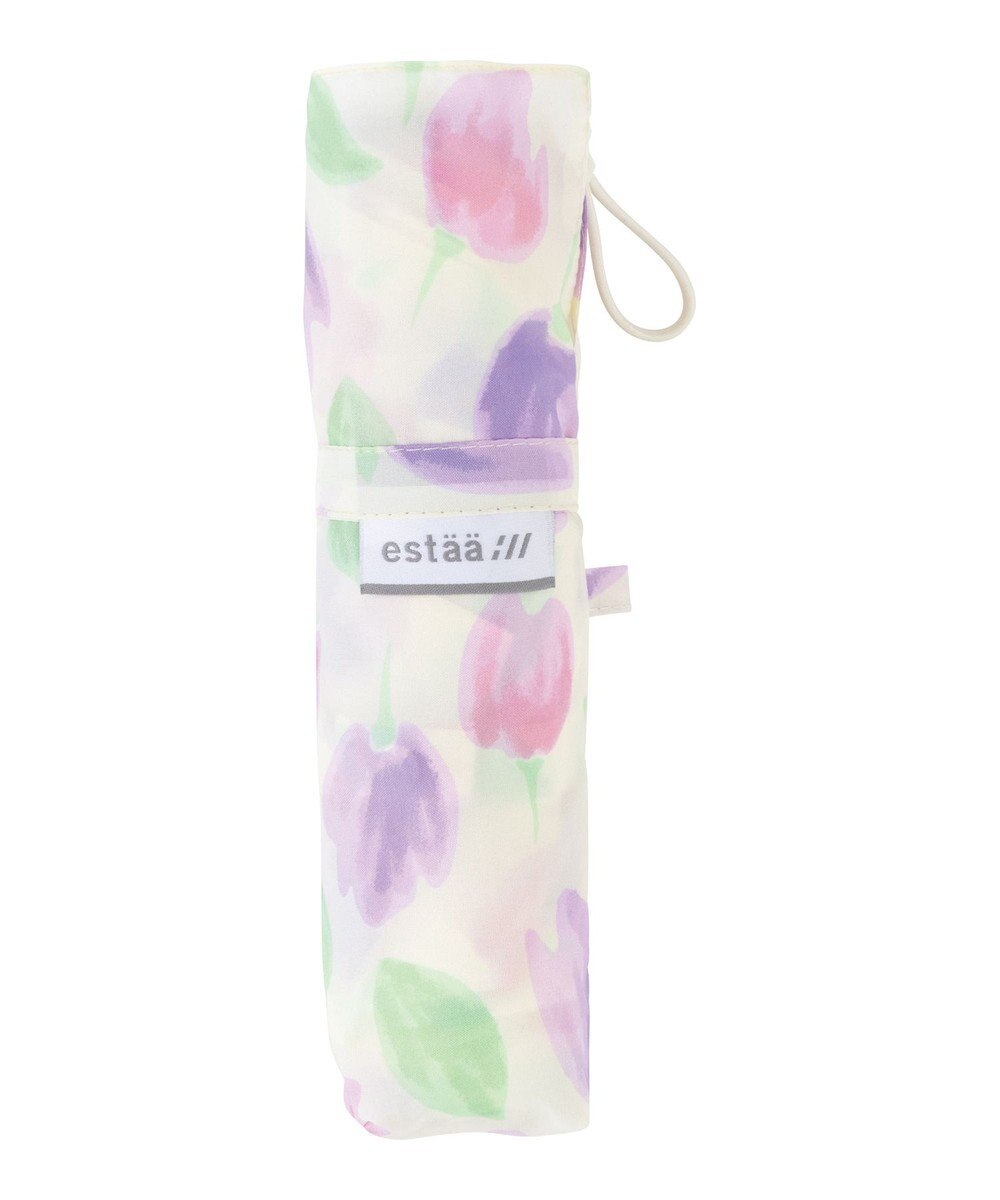 MOONBAT estaa 【耐風】折りたたみ傘 チューリップフォレスト UV 