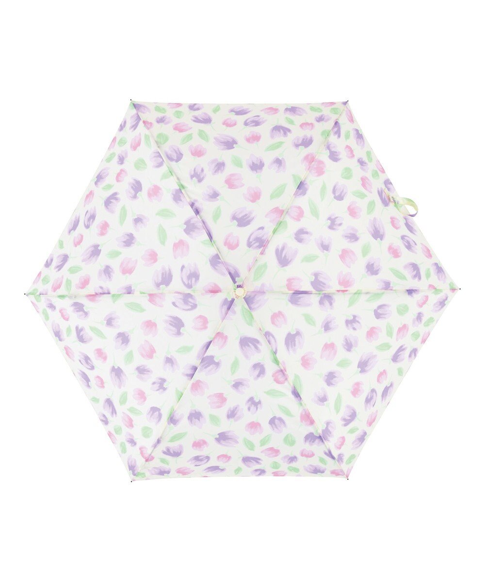 MOONBAT estaa 【耐風】折りたたみ傘 チューリップフォレスト UV 