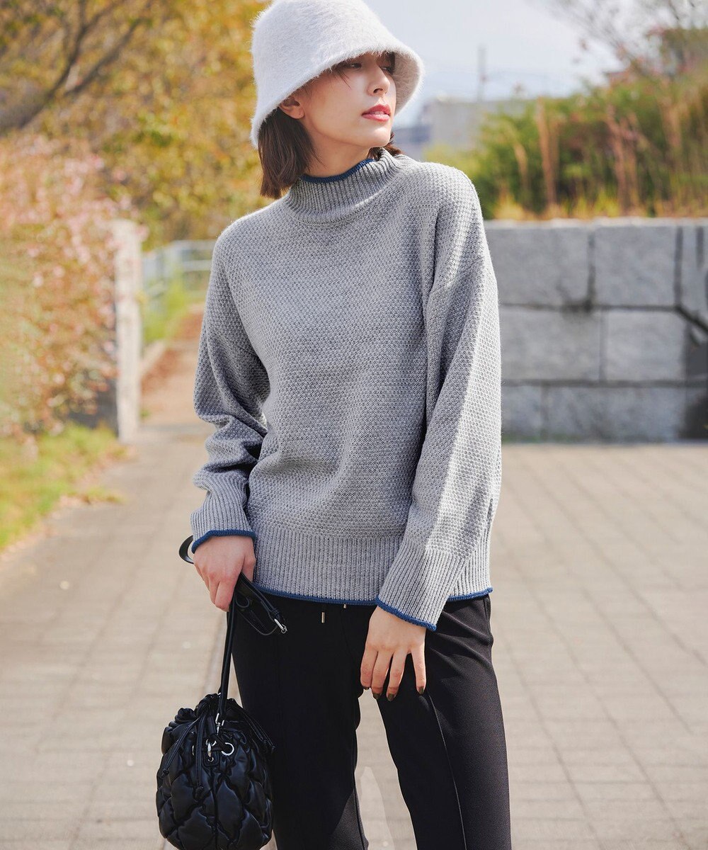 Tiaclasse キルティング巾着ショルダーバッグ 