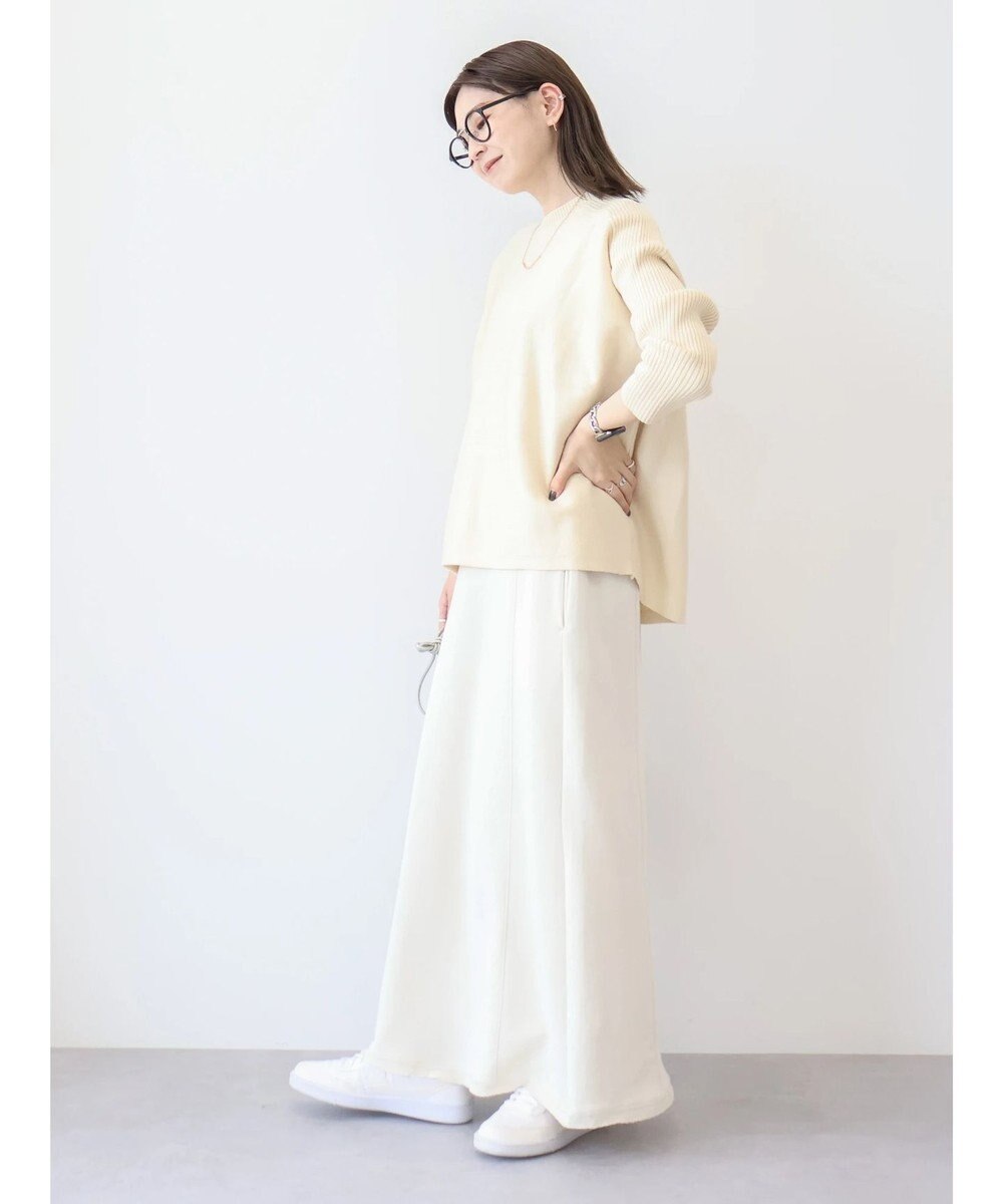 AMERICAN HOLIC バイパチ袖リブラグランニットプルオーバー 