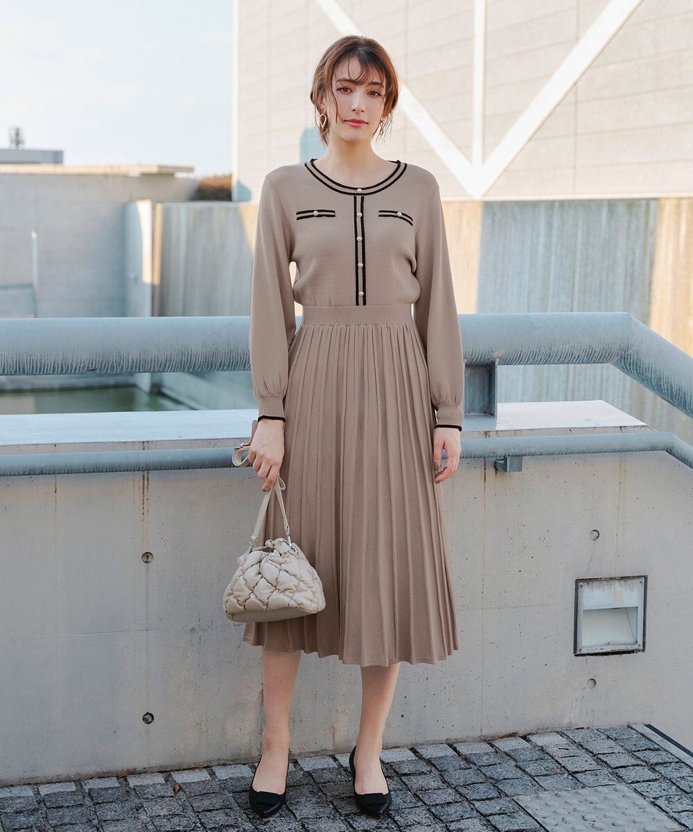 Tiaclasse キルティング巾着ショルダーバッグ 