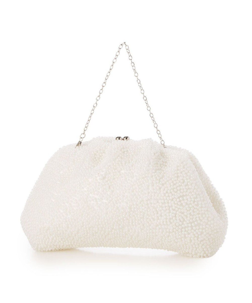 UNBILLION カシュカシュ cachecache / パール調ビーズ口金バッグ 