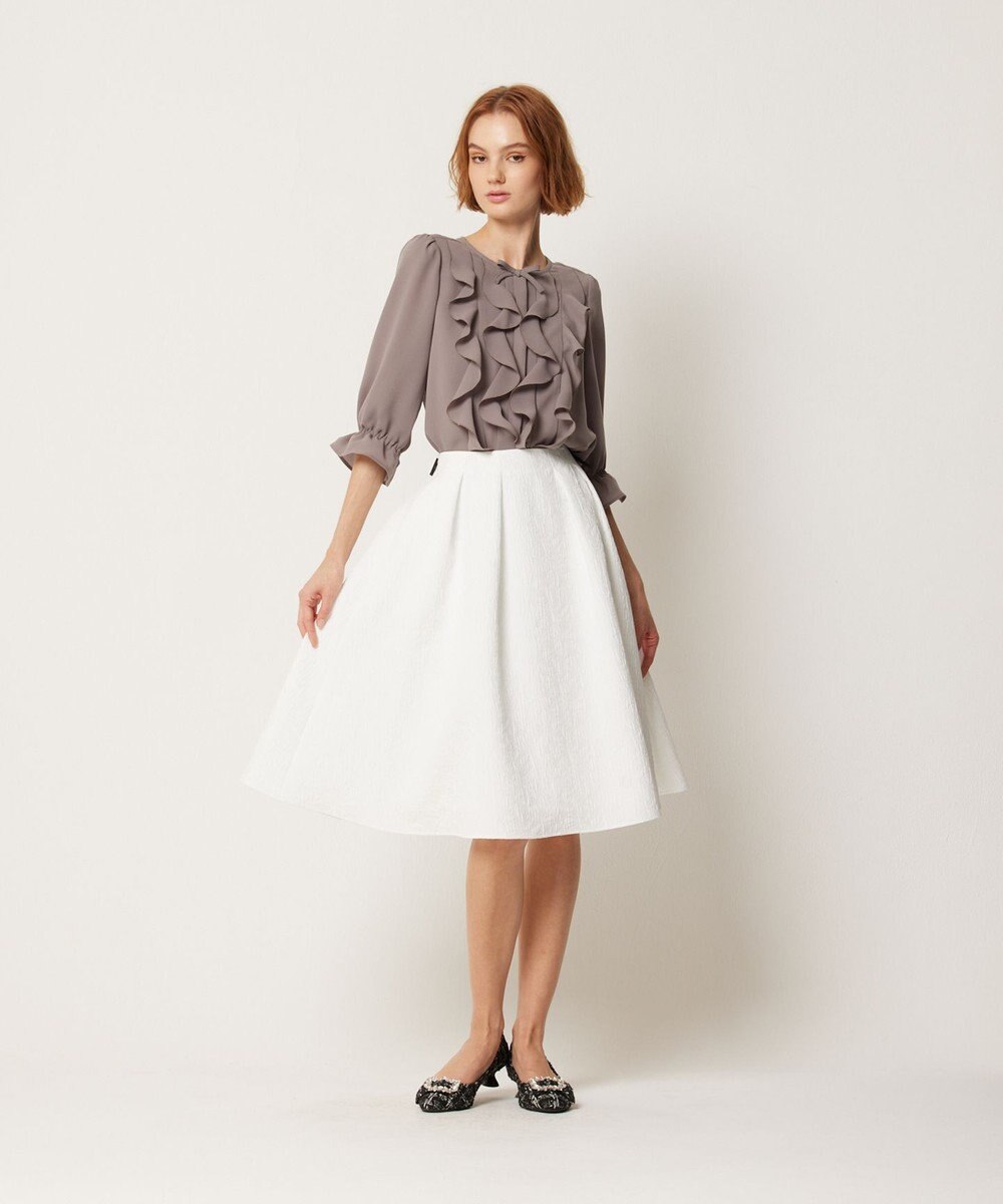 TOCCA 【消臭・洗える】PROMISE RIBBON FRILL ブラウス 