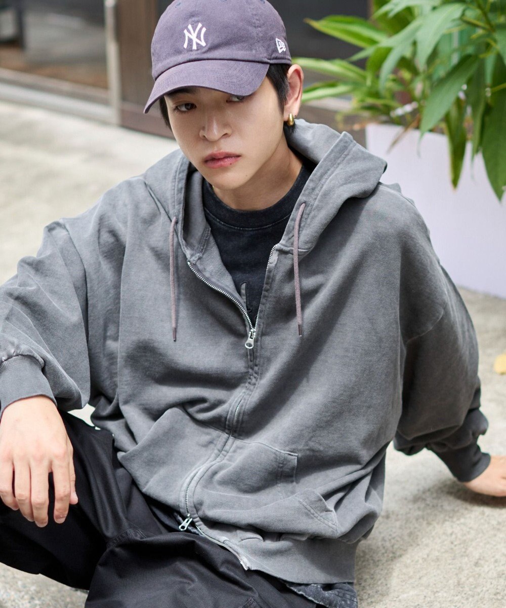 WEGO 【ユニセックス着用ITEM/MLサイズ展開】バルーンBIGダブルZIPパーカー 