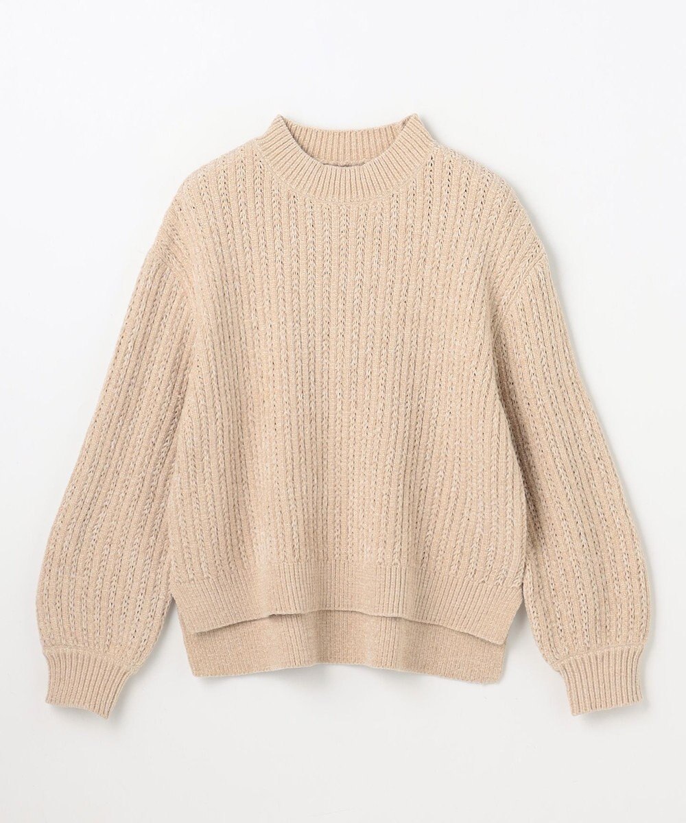 ANY レーシーモールニット 