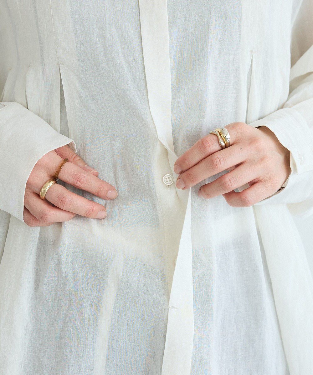 CRAFT STANDARD BOUTIQUE ヴィンテージボイルタックフレアシャツ 