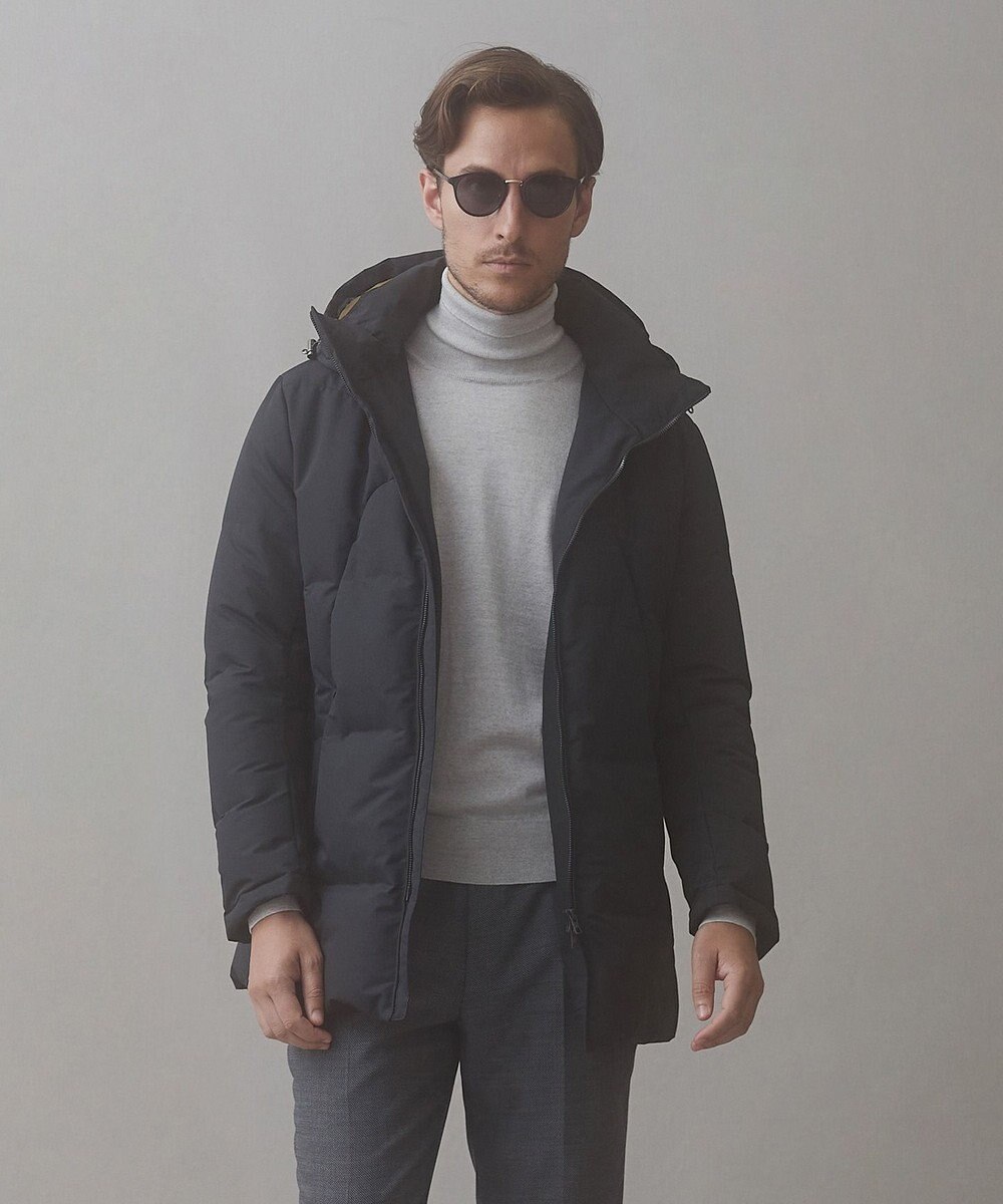 GOTAIRIKU 【仕事で着用可】MINOTECH メランジラミネート ダウンコート(23年モデル) 