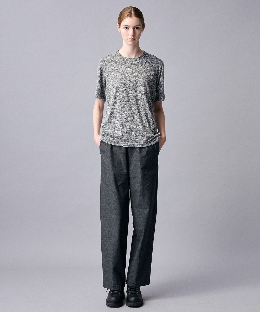 JOSEPH ABBOUD MOUNTAIN 【ストレッチ/5ポケット/ECO撥水/ソフト】ハイパワーシャンブレーピケストレッチ パンツ 