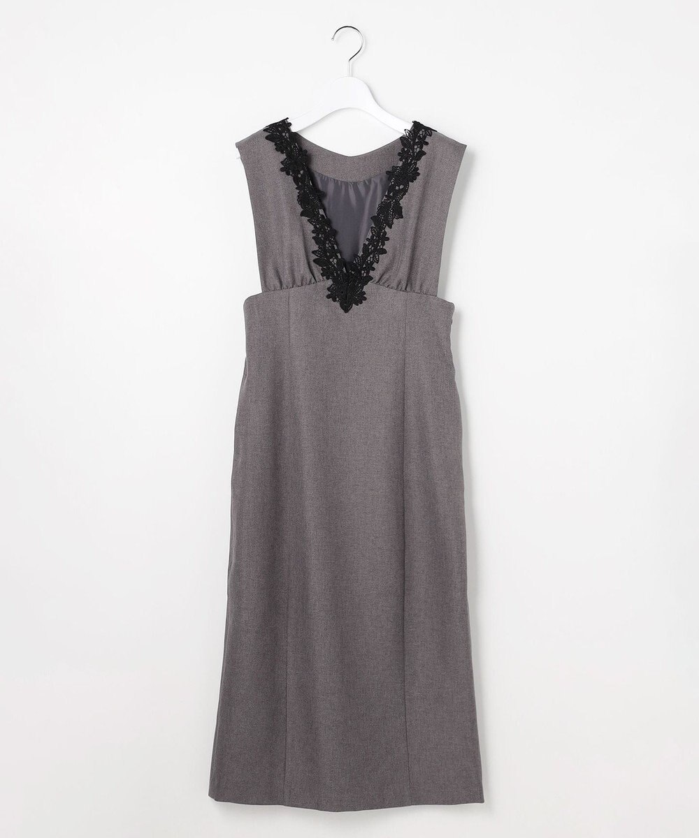 Feroux 美シルエットレース ジャンパースカート 