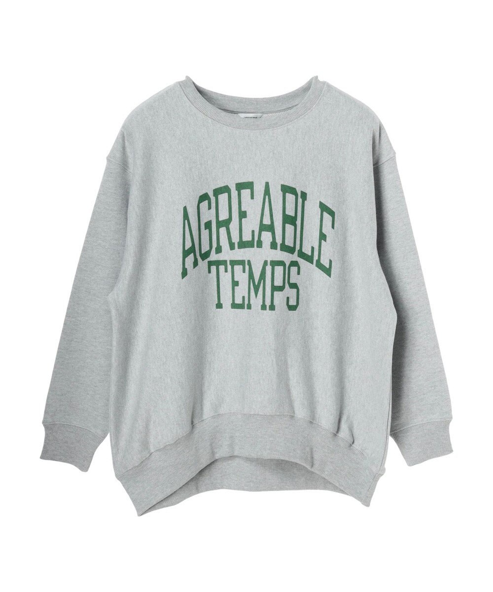 AMERICAN HOLIC ネップ裏毛ロゴスウェット 