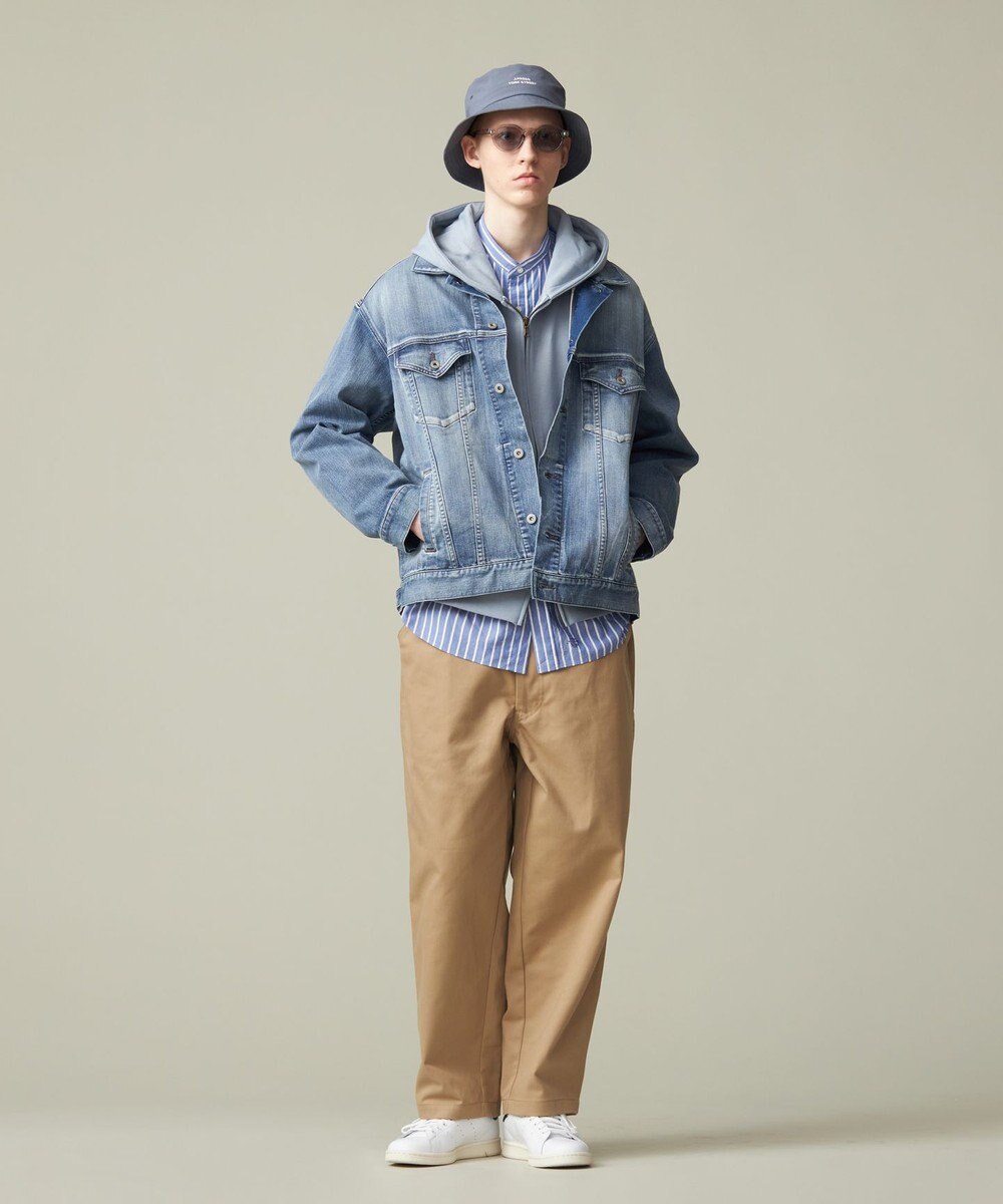 J.PRESS YORK STREET 【UNISEX】裏毛フルジップパーカー 