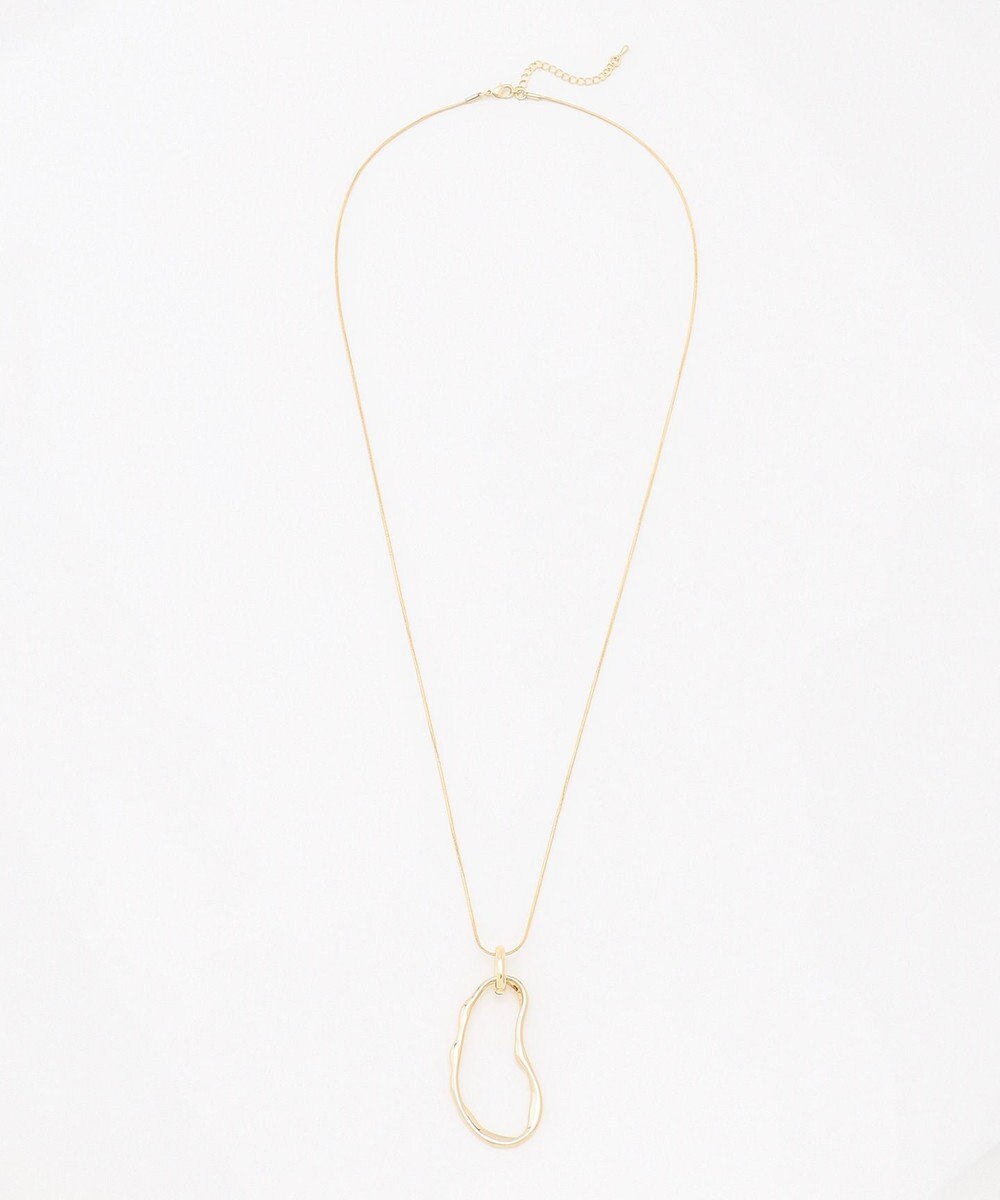 ANY メタルリング モチーフネックレス 