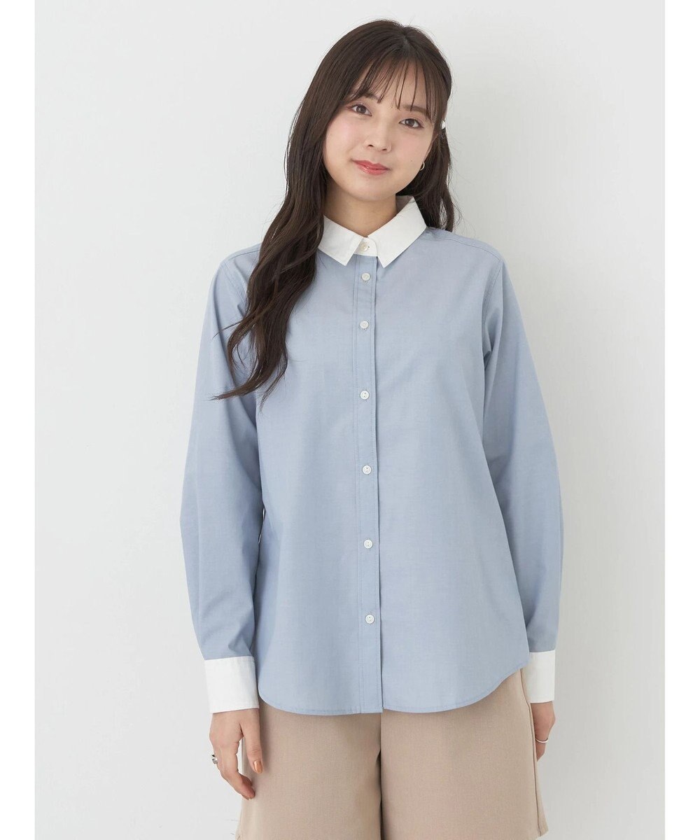 earth music&ecology クレリックシャツ 