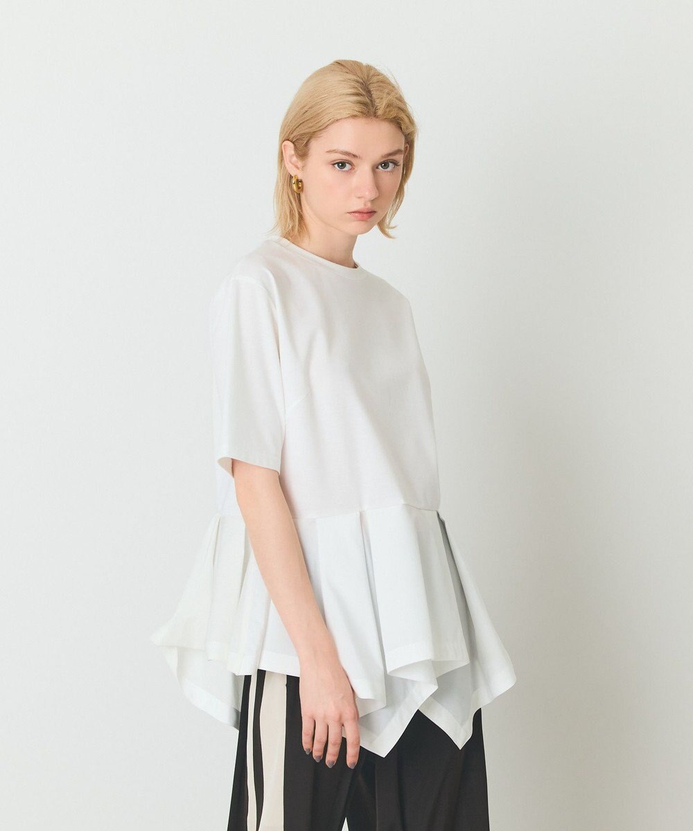 GRACE CONTINENTAL ペプラムカットトップ 