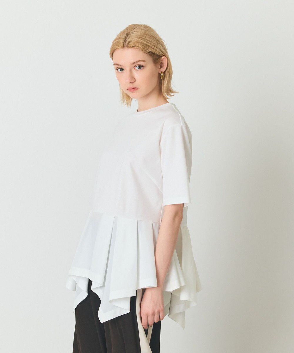 GRACE CONTINENTAL ペプラムカットトップ 