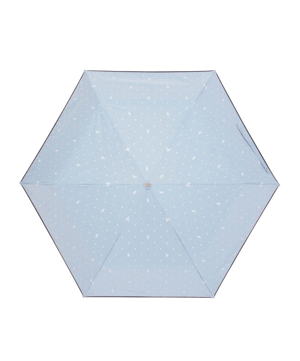 MOONBAT POLO RALPH LAUREN（ポロ ラルフローレン）晴雨兼用日傘 ドット 遮光率100% 遮熱 遮熱 UV 