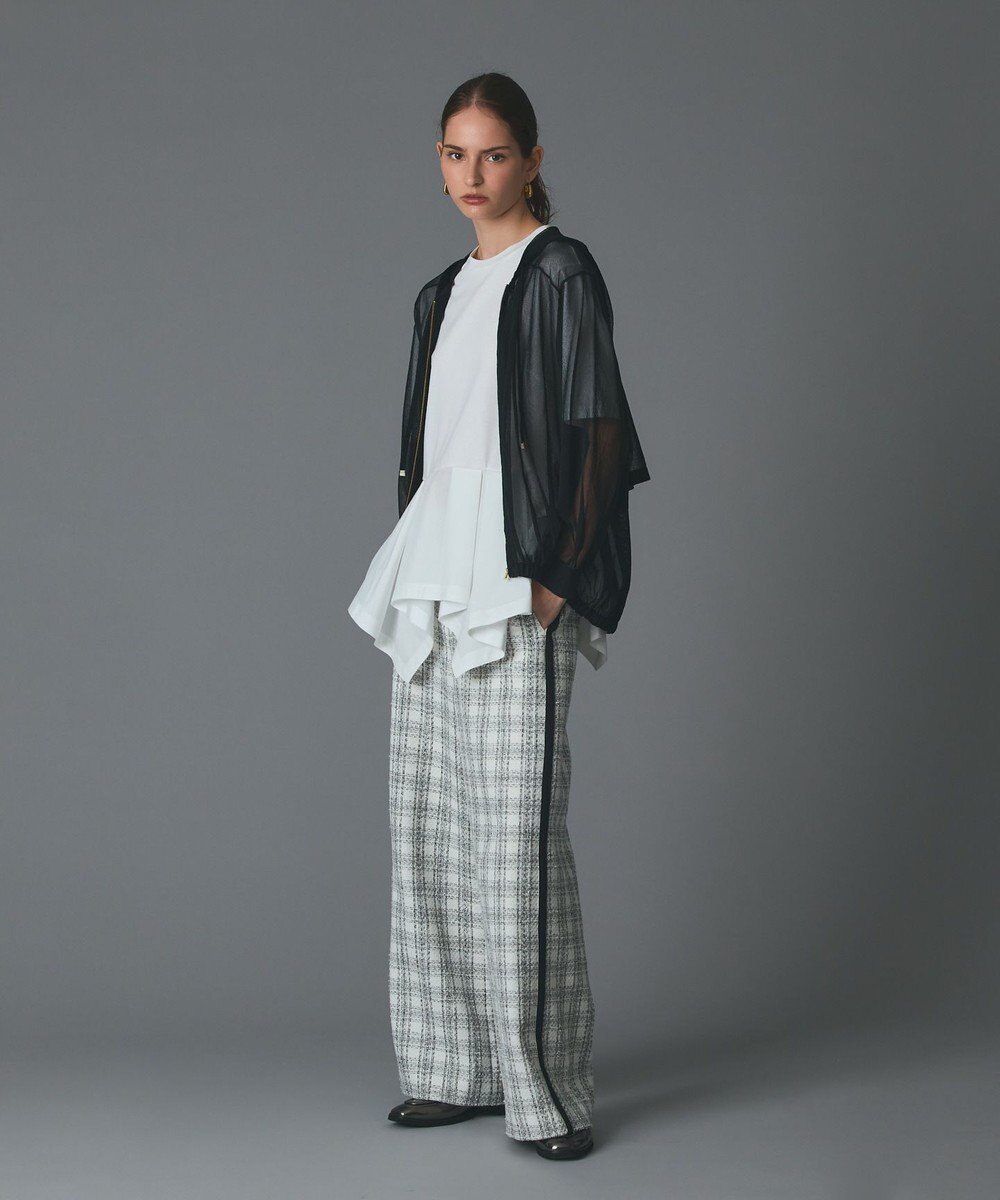 GRACE CONTINENTAL ペプラムカットトップ 