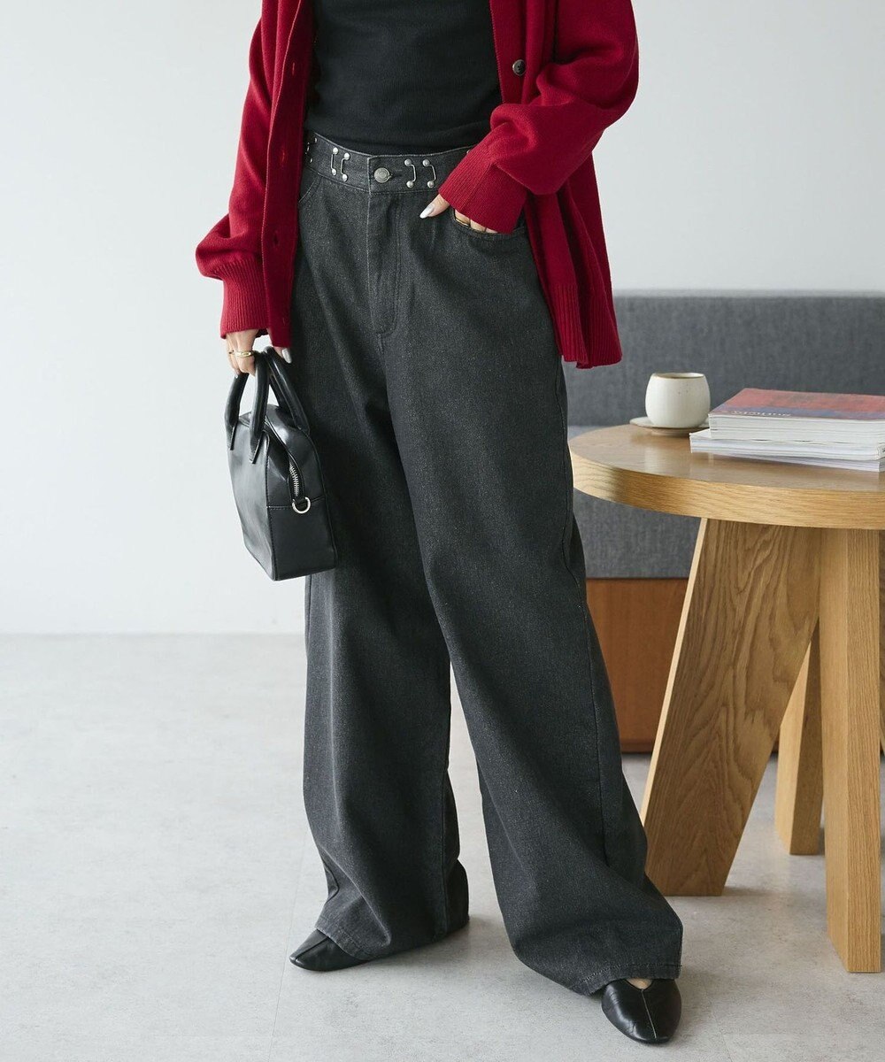 CRAFT STANDARD BOUTIQUE ホックワイドパンツ 