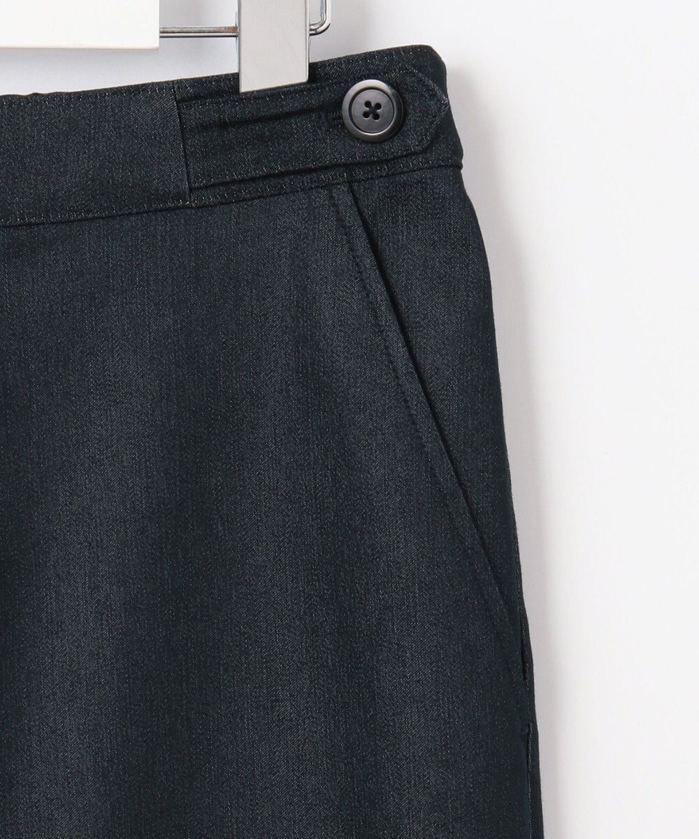 J.PRESS LADIES 【WEB限定・洗える】シャンブレーサテン テーパード パンツ 