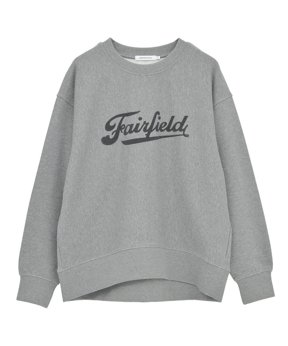 AMERICAN HOLIC Fairfield フロッキースウェットプルオーバー 