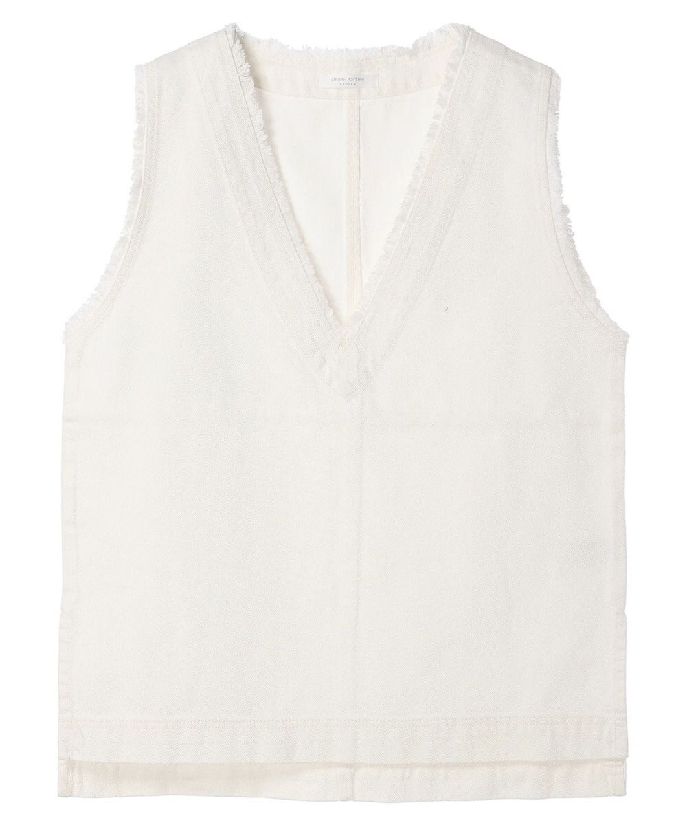 Green Parks Ｖネックフリンジベスト 
