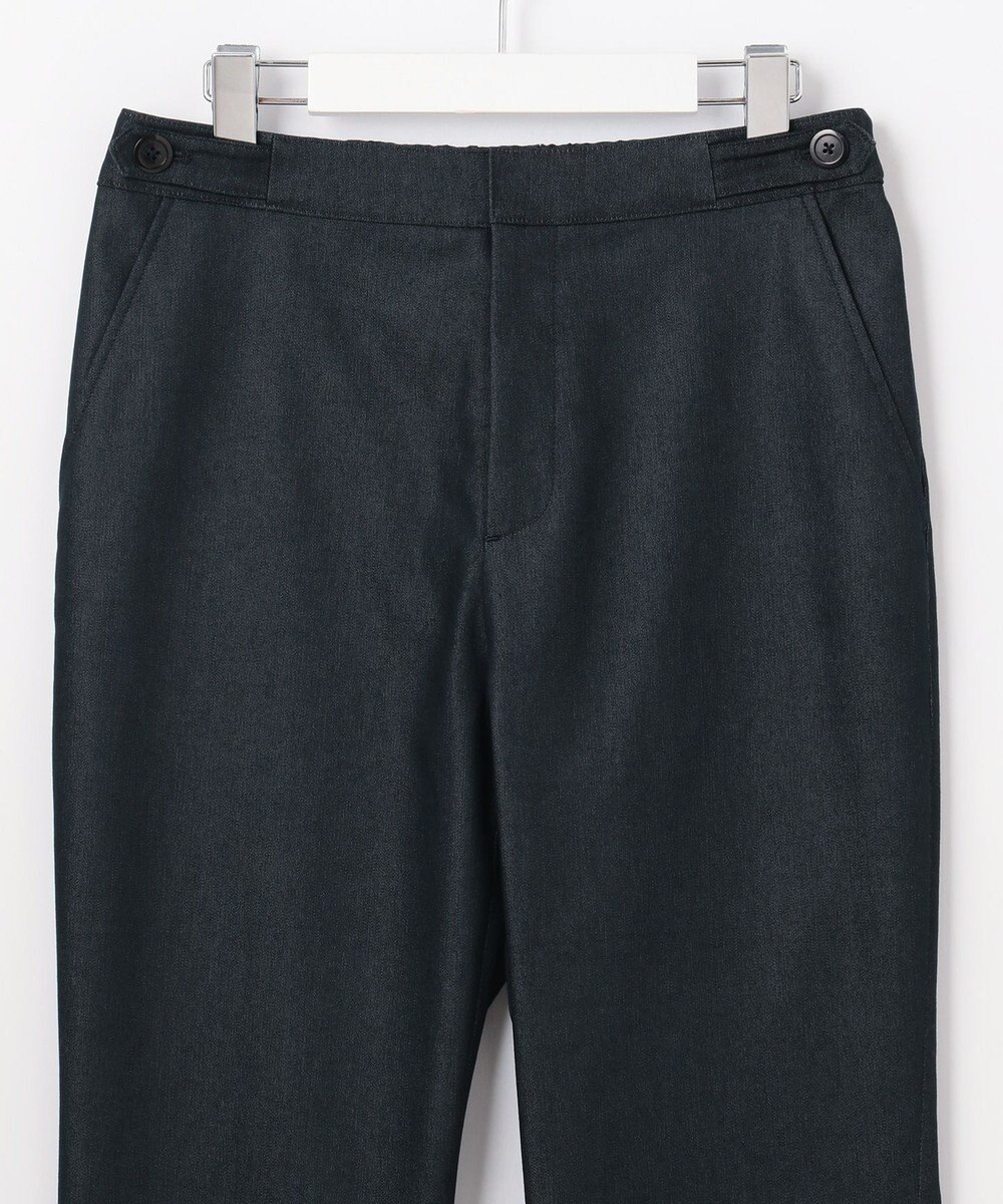 J.PRESS LADIES 【WEB限定・洗える】シャンブレーサテン テーパード パンツ 