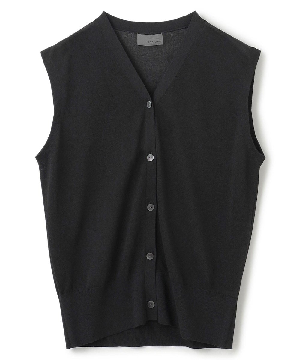 uncrave シアーニット ノースリーブベスト 