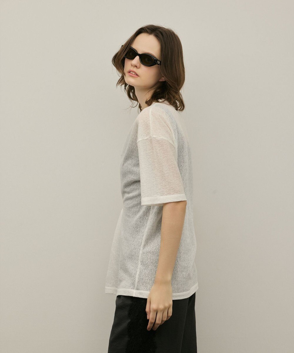 GRACE CONTINENTAL タックロゴTシャツ 