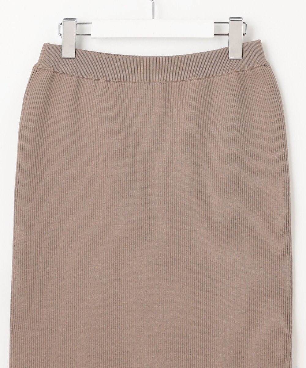自由区 【洗える】リブストレッチタイト スカート 