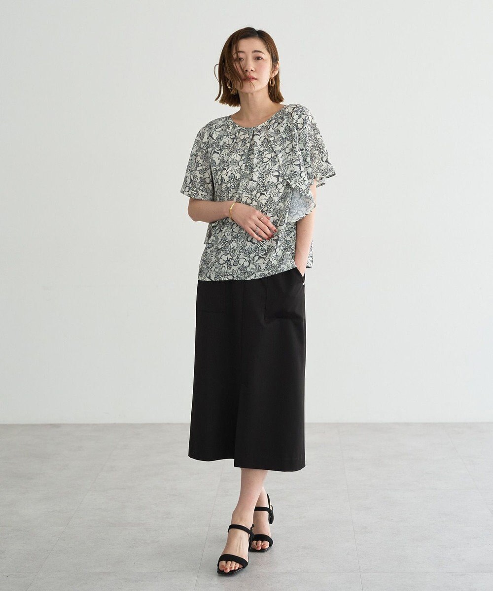 YECCA VECCA ドライタッチナロースカート 